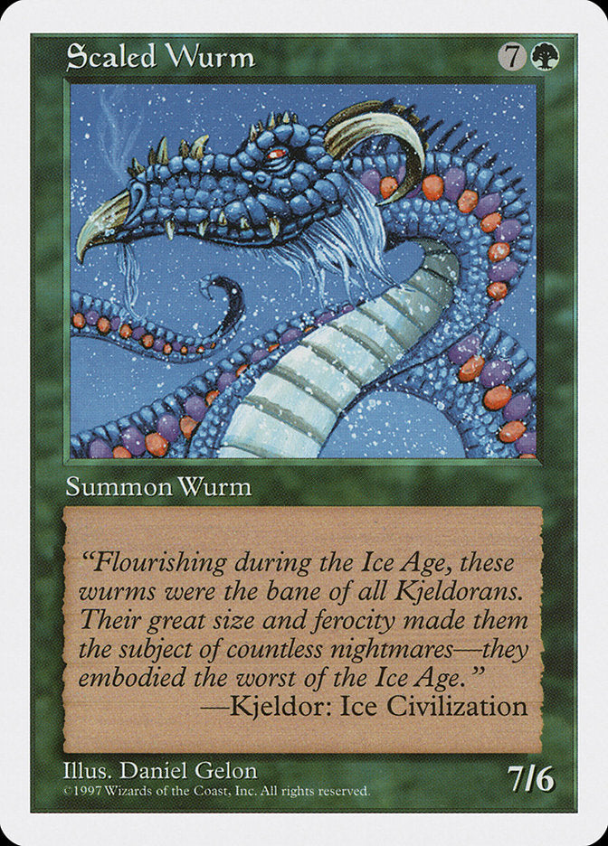 Scaled Wurm [Fifth Edition] | Magic Magpie