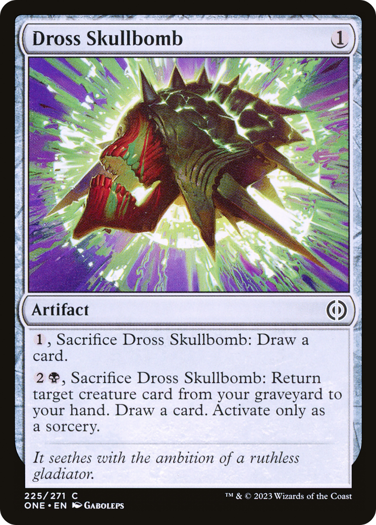 Dross Skullbomb [Phyrexia: All Will Be One] | Magic Magpie