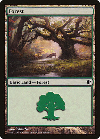 Forest (356) [Commander 2013] | Magic Magpie