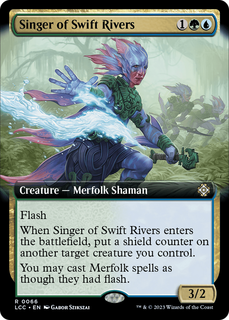 Singer of Swift Rivers (Extended Art) [The Lost Caverns of Ixalan Commander] | Magic Magpie
