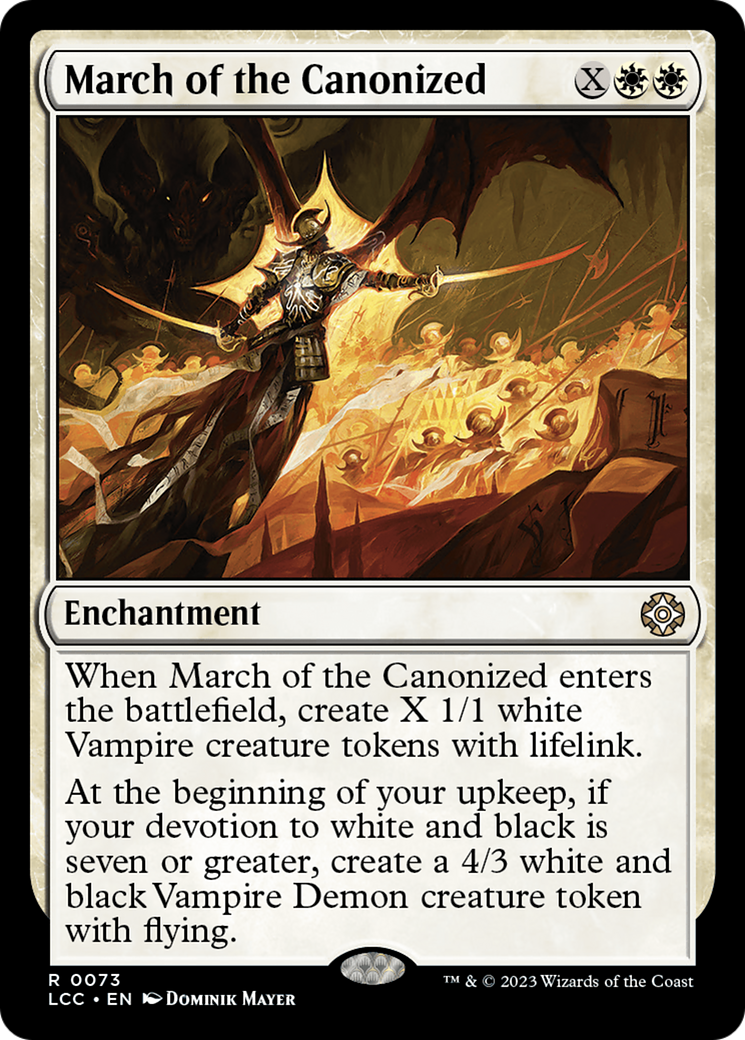 March of the Canonized [The Lost Caverns of Ixalan Commander] | Magic Magpie