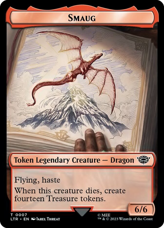 Smaug Token [The Lord of the Rings: Tales of Middle-Earth Tokens] | Magic Magpie