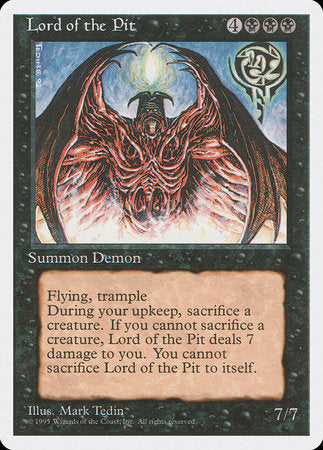 Lord of the Pit [Fourth Edition] | Magic Magpie