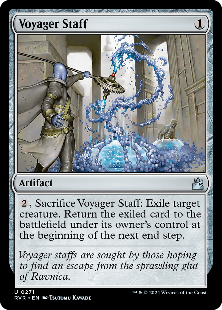 Voyager Staff [Ravnica Remastered] | Magic Magpie