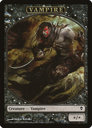 Vampire Token [Zendikar Tokens] | Magic Magpie