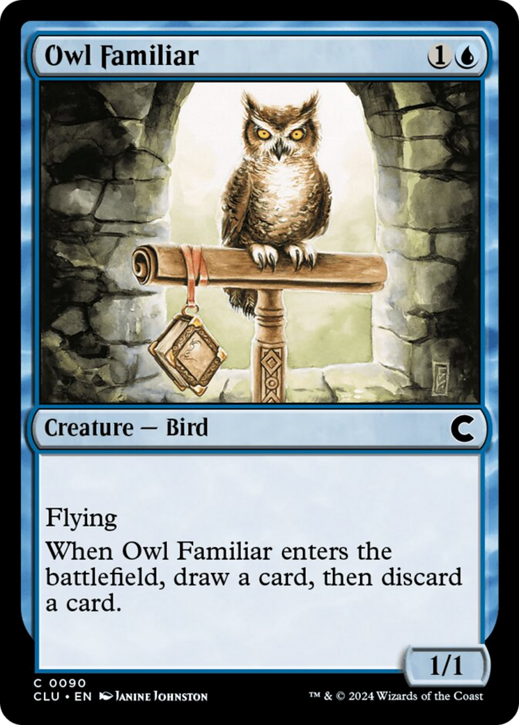 Owl Familiar [Ravnica: Clue Edition] | Magic Magpie