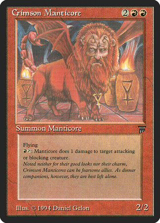 Crimson Manticore [Legends] | Magic Magpie