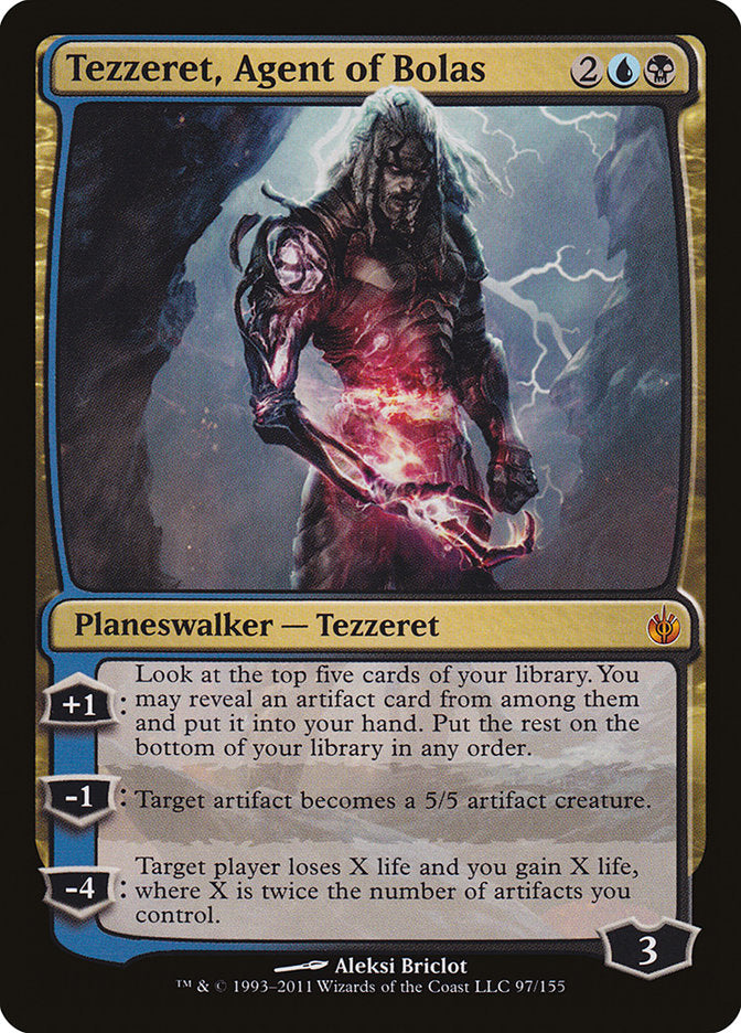 Tezzeret, Agent of Bolas [Mirrodin Besieged] | Magic Magpie