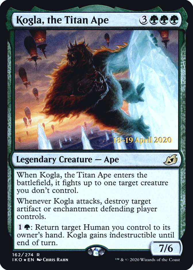 Kogla, the Titan Ape  [Ikoria: Lair of Behemoths Prerelease Promos] | Magic Magpie