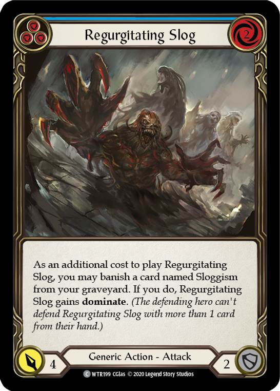 Regurgitating Slog (Blue) [U-WTR199] (Welcome to Rathe Unlimited)  Unlimited Normal | Magic Magpie