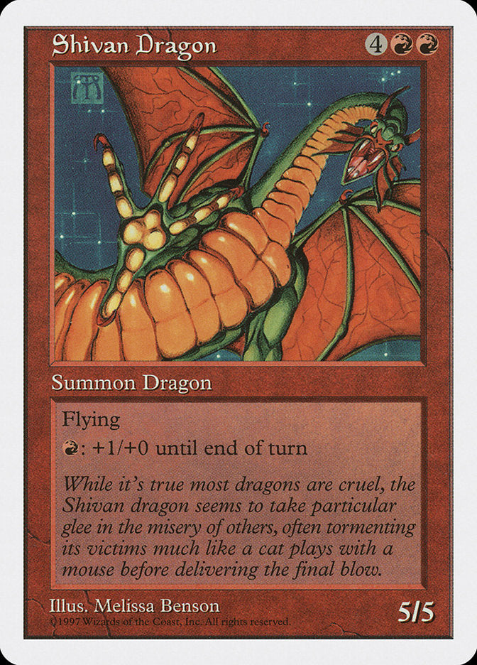 Shivan Dragon [Fifth Edition] | Magic Magpie