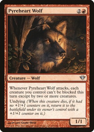 Pyreheart Wolf [Dark Ascension] | Magic Magpie