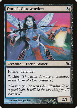Oona's Gatewarden [Shadowmoor] | Magic Magpie