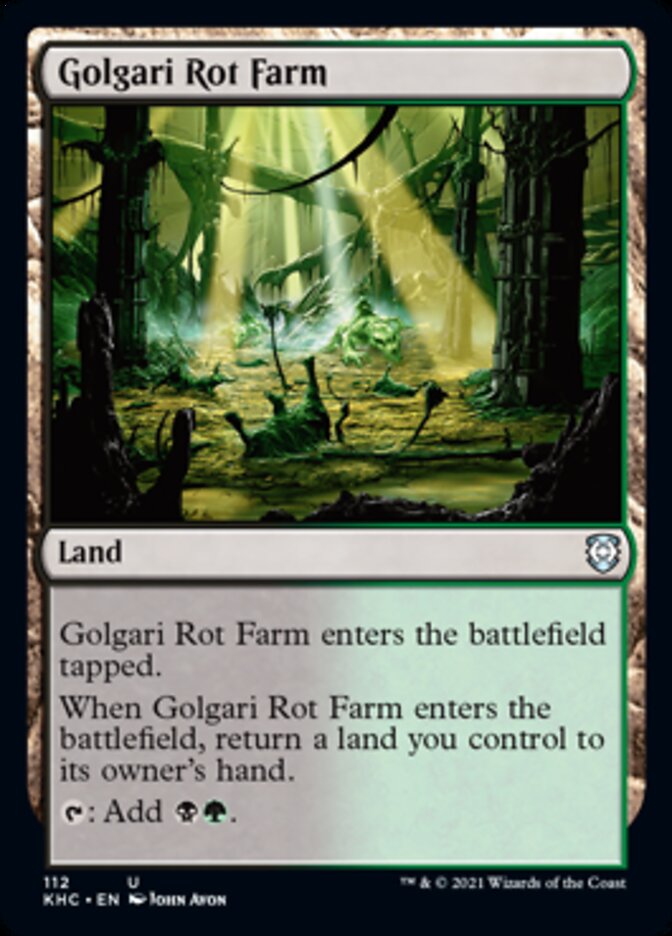 Golgari Rot Farm [Kaldheim Commander] | Magic Magpie