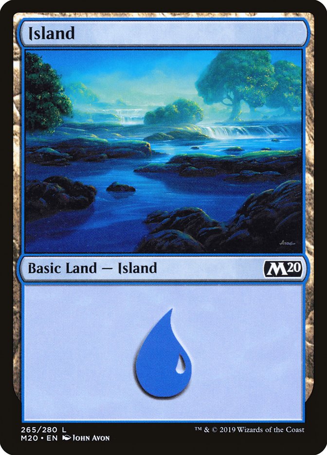 Island (#265) [Core Set 2020] | Magic Magpie