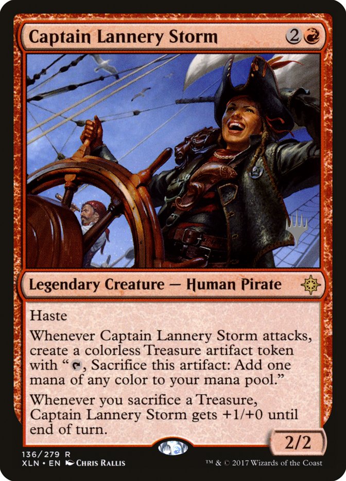 Captain Lannery Storm (Promo Pack) [Ixalan Promos] | Magic Magpie