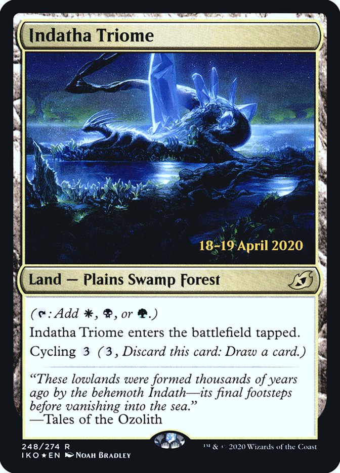 Indatha Triome  [Ikoria: Lair of Behemoths Prerelease Promos] | Magic Magpie