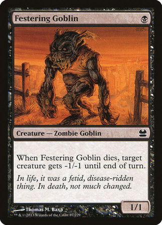 Festering Goblin [Modern Masters] | Magic Magpie