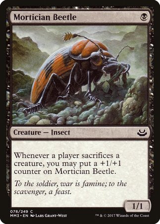 Mortician Beetle [Modern Masters 2017] | Magic Magpie