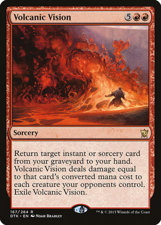 Volcanic Vision [Dragons of Tarkir] | Magic Magpie