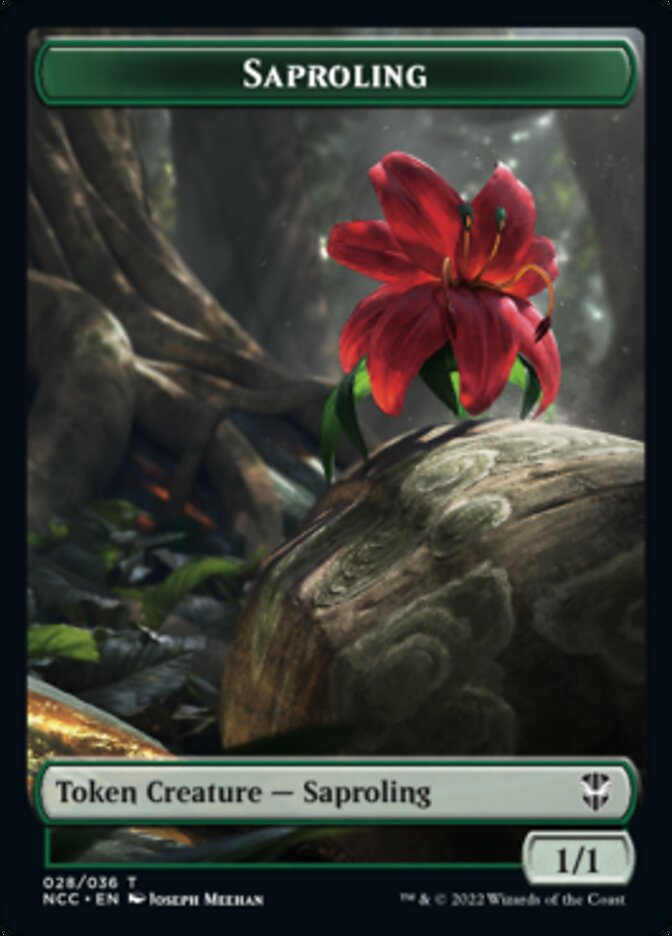 Beast // Saproling Double-sided Token [Streets of New Capenna Commander Tokens] | Magic Magpie