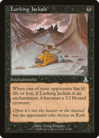 Lurking Jackals [Urza's Destiny] | Magic Magpie