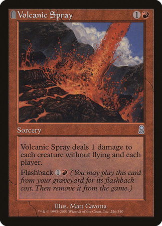 Volcanic Spray [Odyssey] | Magic Magpie