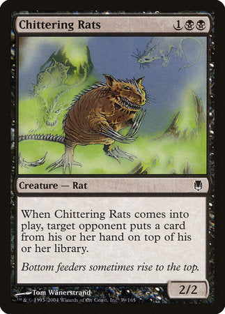 Chittering Rats [Darksteel] | Magic Magpie