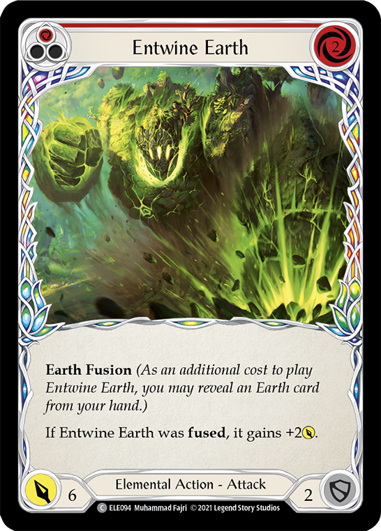 Entwine Earth (Red) [ELE094] (Tales of Aria)  1st Edition Normal | Magic Magpie