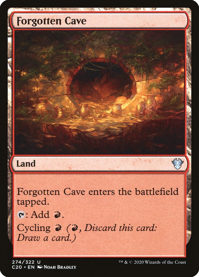Forgotten Cave [Commander 2020] | Magic Magpie