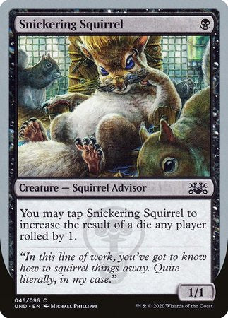 Snickering Squirrel [Unsanctioned] | Magic Magpie