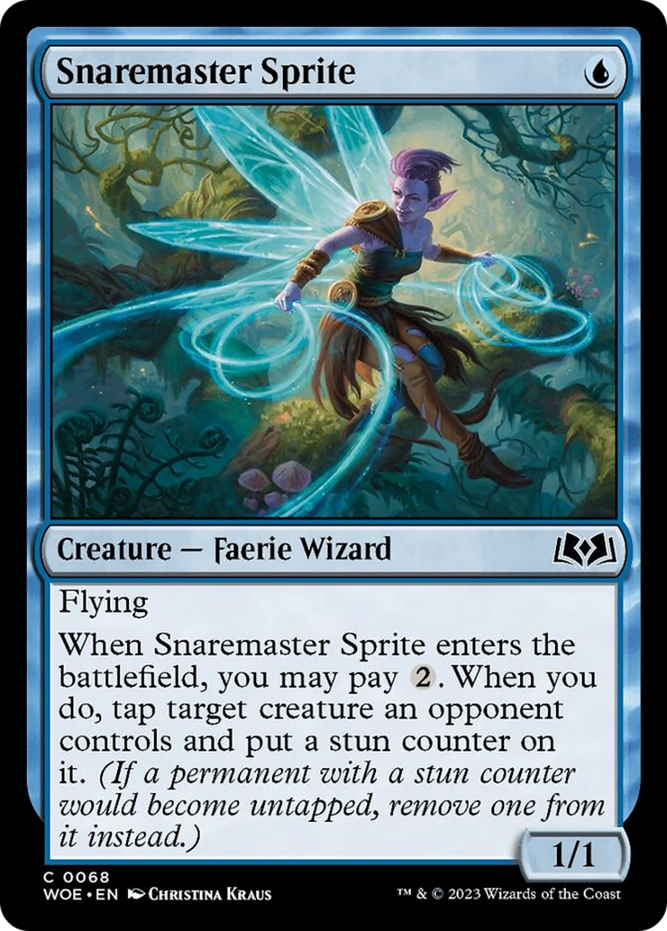 Snaremaster Sprite [Wilds of Eldraine] | Magic Magpie