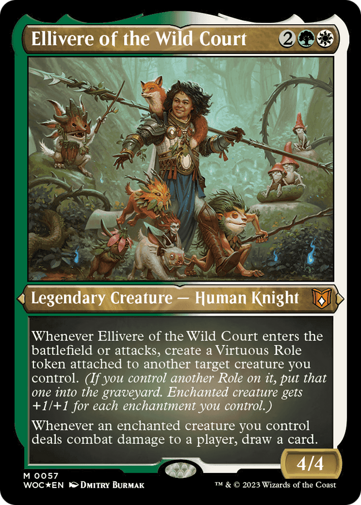 Ellivere of the Wild Court (Display Commander) [Wilds of Eldraine Commander] | Magic Magpie