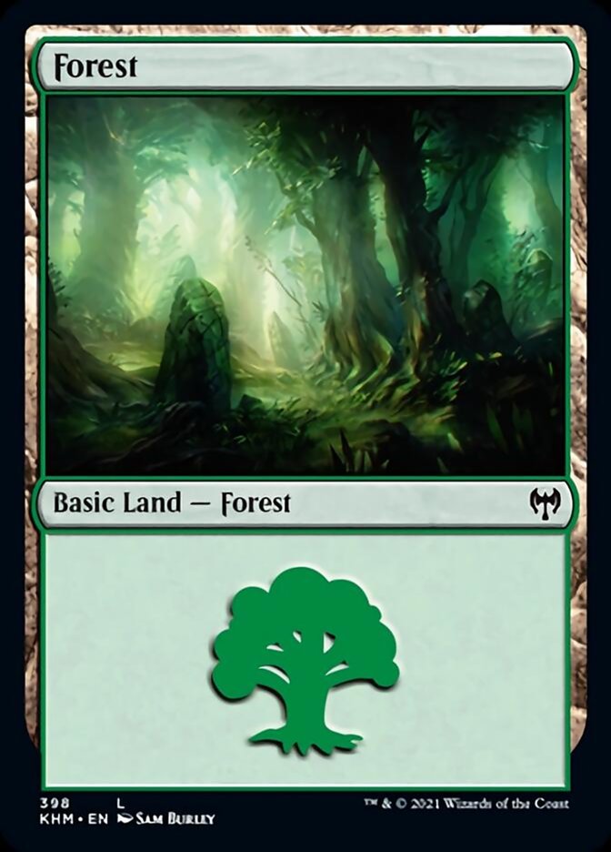 Forest (398) [Kaldheim] | Magic Magpie