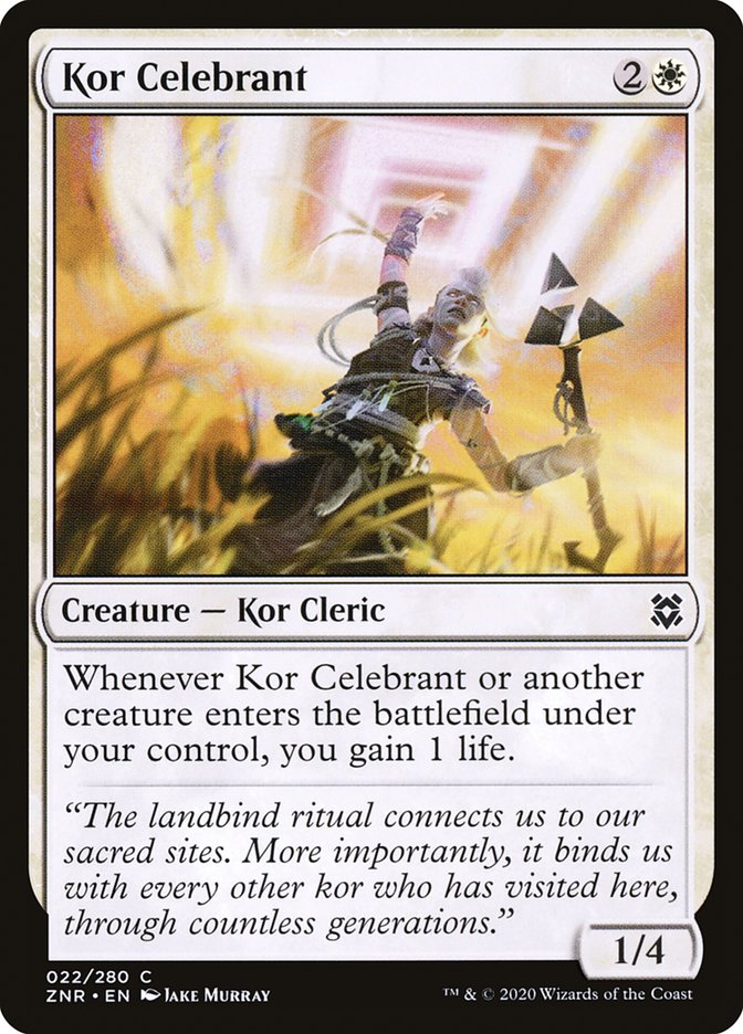 Kor Celebrant [Zendikar Rising] | Magic Magpie