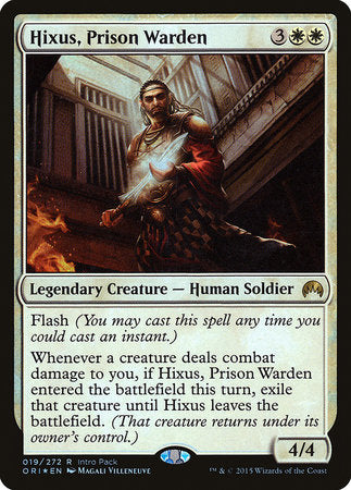 Hixus, Prison Warden [Magic Origins Promos] | Magic Magpie