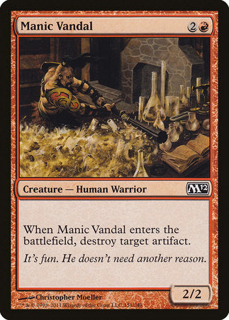 Manic Vandal [Magic 2012] | Magic Magpie