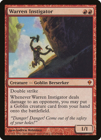 Warren Instigator [Zendikar] | Magic Magpie