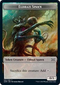 Eldrazi Spawn // Tuktuk the Returned Double-sided Token [Double Masters Tokens] | Magic Magpie