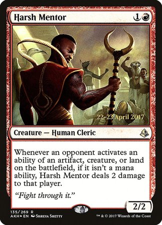 Harsh Mentor [Amonkhet Promos] | Magic Magpie