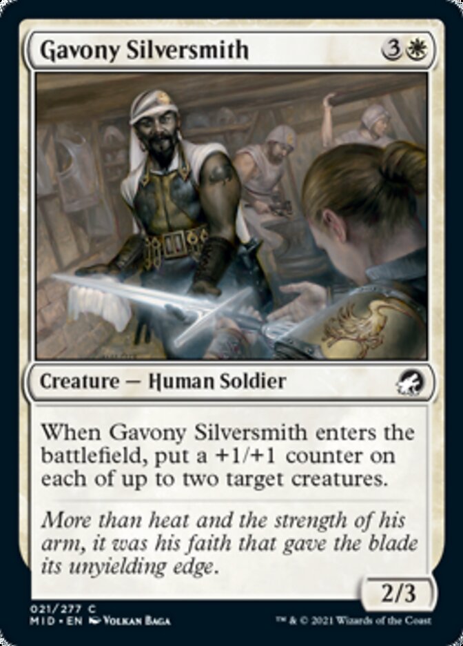 Gavony Silversmith [Innistrad: Midnight Hunt] | Magic Magpie