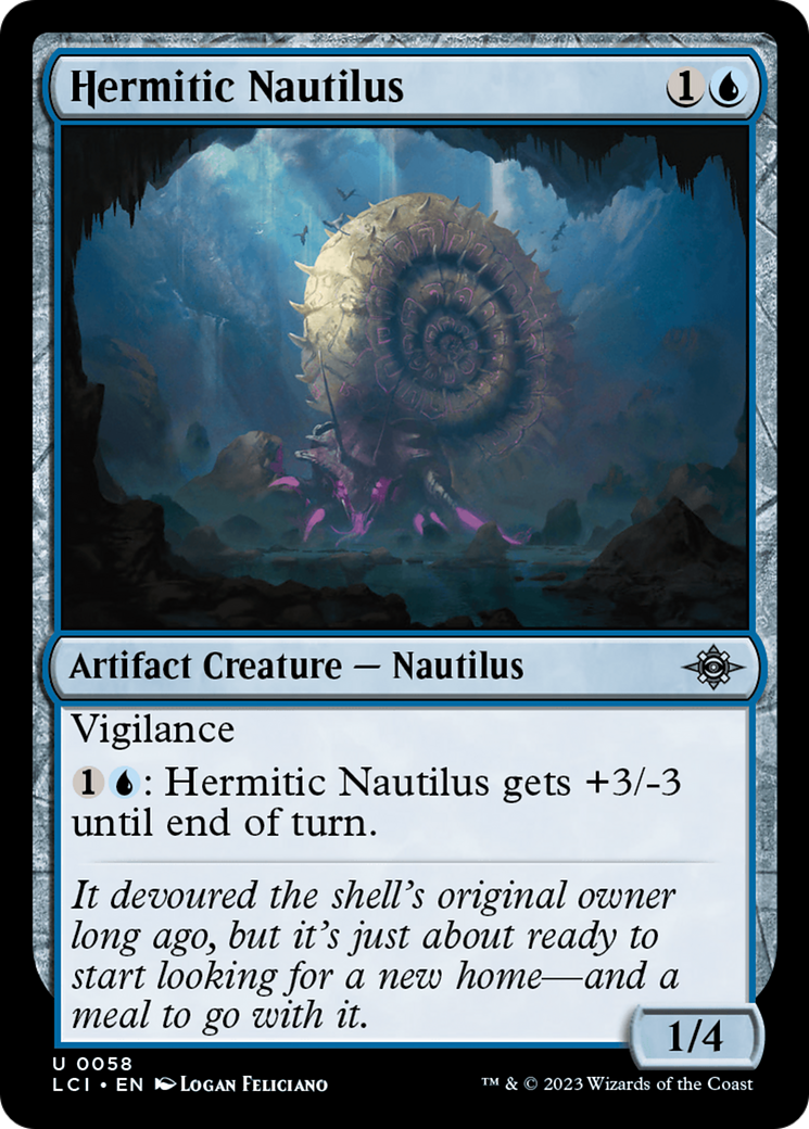 Hermitic Nautilus [The Lost Caverns of Ixalan] | Magic Magpie