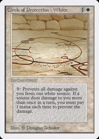 Circle of Protection: White [Unlimited Edition] | Magic Magpie