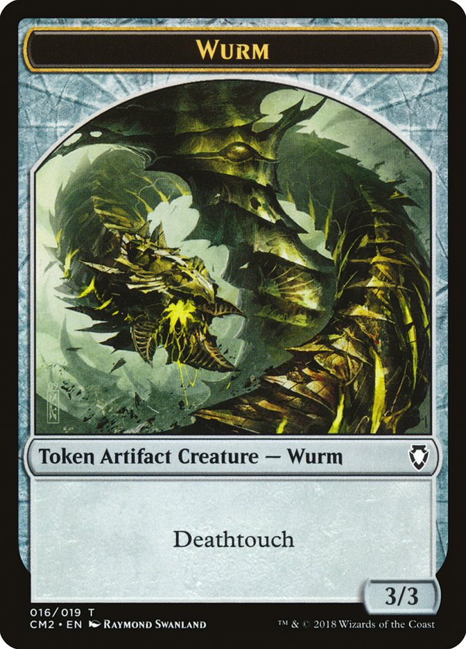 Wurm (Deathtouch) [Commander Anthology Volume II Tokens] | Magic Magpie