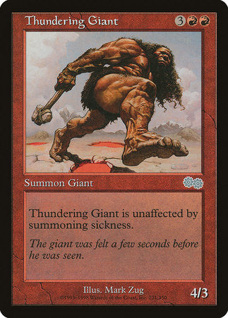 Thundering Giant [Urza's Saga] | Magic Magpie