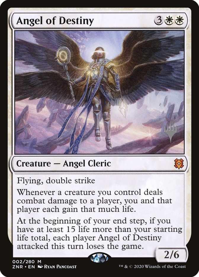 Angel of Destiny (Promo Pack) [Zendikar Rising Promos] | Magic Magpie