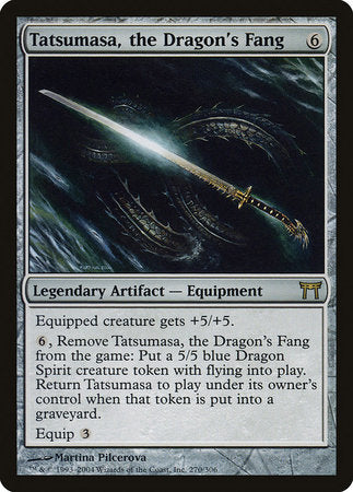 Tatsumasa, the Dragon's Fang [Champions of Kamigawa] | Magic Magpie