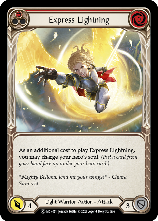 Express Lightning (Red) [U-MON051] Unlimited Normal | Magic Magpie