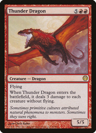 Thunder Dragon [Duel Decks: Knights vs. Dragons] | Magic Magpie