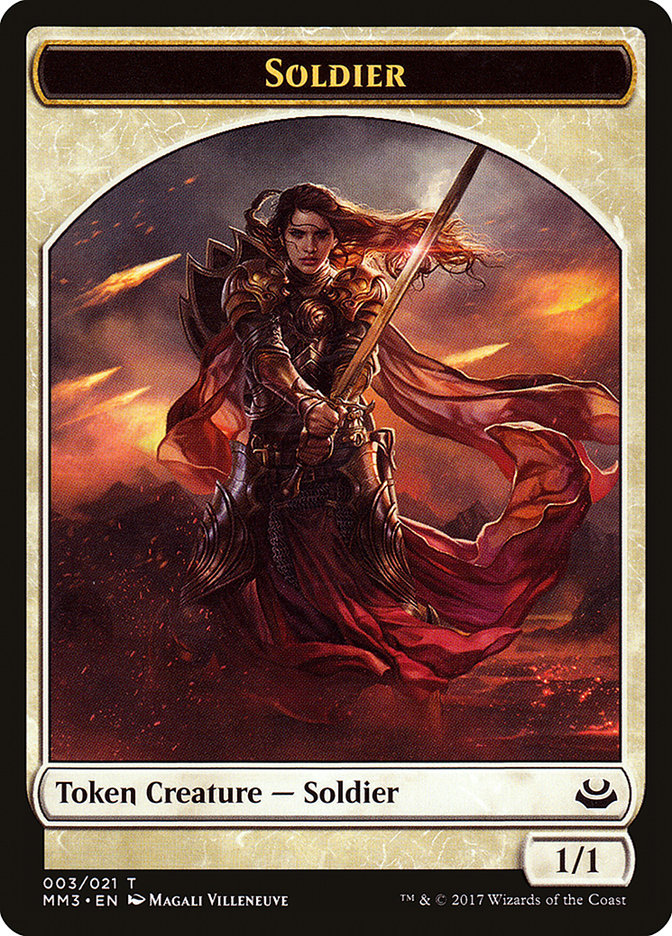 Soldier (003/021) [Modern Masters 2017 Tokens] | Magic Magpie